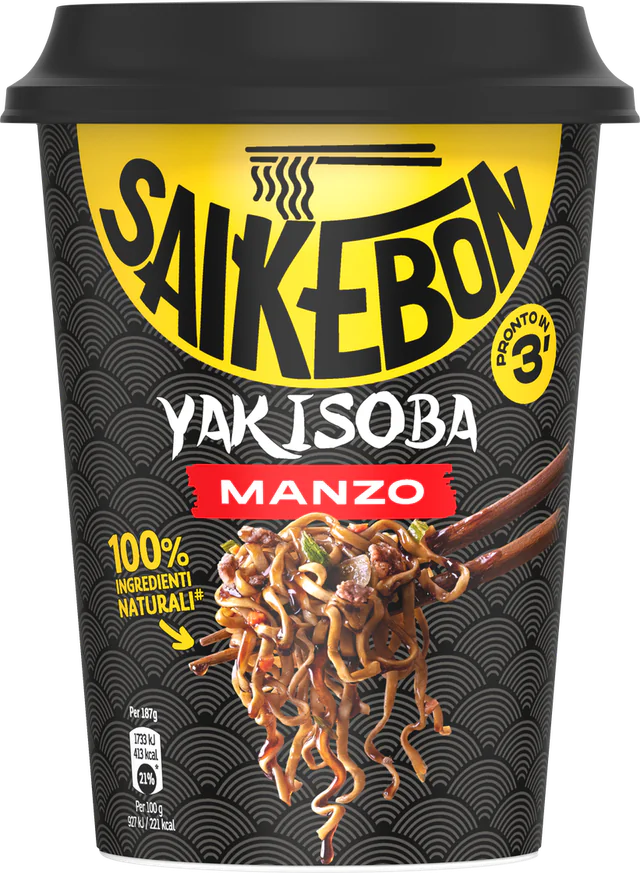 Cup Saikebon Yakisoba Manzo